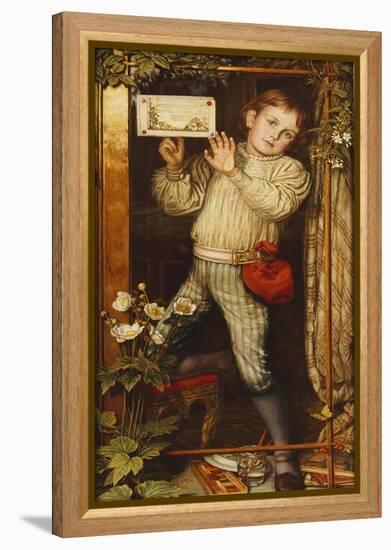 Master Hilary-The Tracer, 1886-William Holman Hunt-Framed Premier Image Canvas