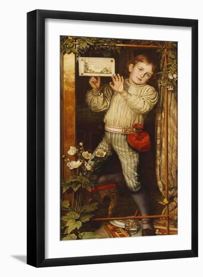 Master Hilary-The Tracer, 1886-William Holman Hunt-Framed Giclee Print