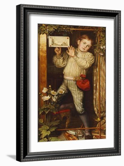 Master Hilary-The Tracer, 1886-William Holman Hunt-Framed Giclee Print