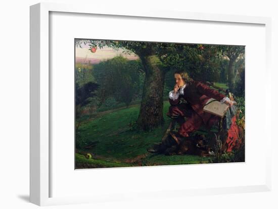 Master Isaac Newton, 1905 (oil on canvas)-Robert Hannah-Framed Giclee Print