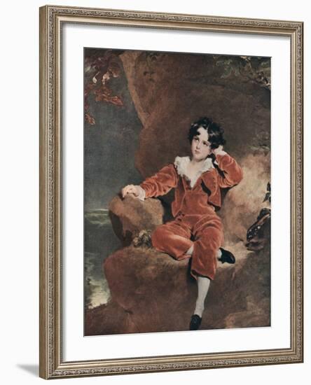 Master Lambton, 1825-Thomas Lawrence-Framed Giclee Print