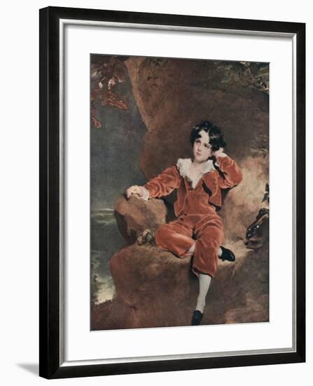 Master Lambton, 1825-Thomas Lawrence-Framed Giclee Print