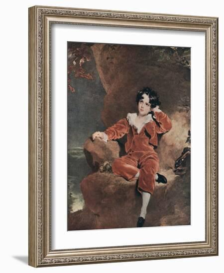 Master Lambton, 1825-Thomas Lawrence-Framed Giclee Print