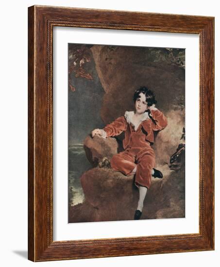 Master Lambton, 1825-Thomas Lawrence-Framed Giclee Print