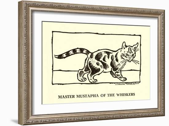 Master Mustapha Of The Whiskers-Frank Dobias-Framed Art Print