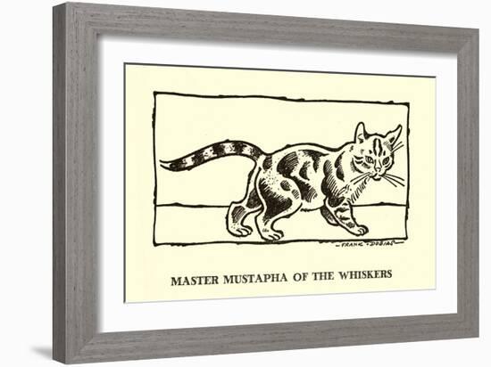 Master Mustapha Of The Whiskers-Frank Dobias-Framed Art Print