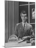 Master of Ceremonies, Dick Clark Presiding over the Teenage Jazz Show-Robert W^ Kelley-Mounted Premium Photographic Print