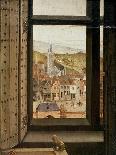 Detail of the Window, from the St. Barbara Wing of the Werl Altarpiece, 1438-Master of Flemalle-Framed Giclee Print