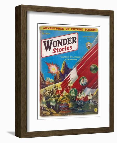 Master of the Asteroid-Frank R. Paul-Framed Art Print