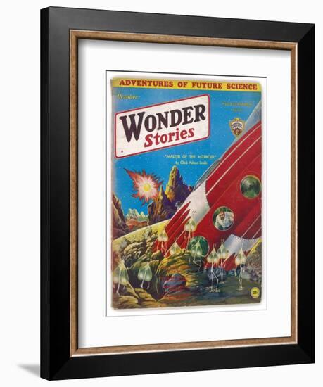 Master of the Asteroid-Frank R. Paul-Framed Art Print