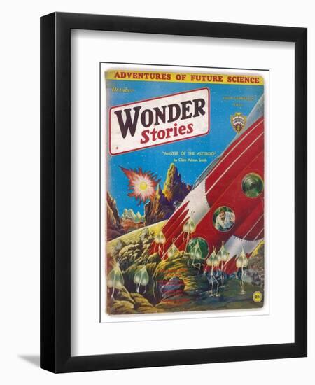 Master of the Asteroid-Frank R. Paul-Framed Art Print