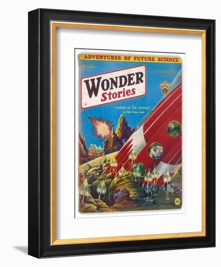 Master of the Asteroid-Frank R. Paul-Framed Art Print