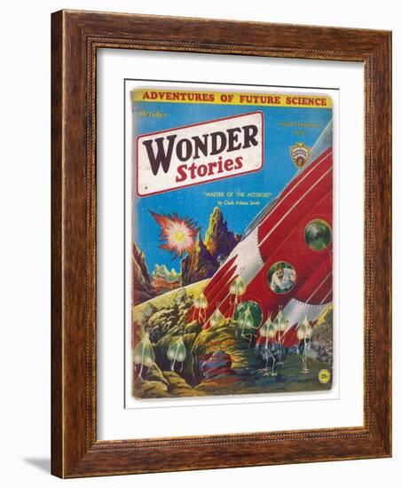 Master of the Asteroid-Frank R. Paul-Framed Art Print