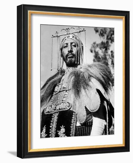 Master of the Hunt under Ethiopia's Emperor Haile Selassie-Alfred Eisenstaedt-Framed Photographic Print