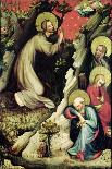 St. Catherine of Alexandria, St. Mary Magdalene and St. Margaret of Antioch, circa 1380-Master of the Trebon Altarpiece-Mounted Giclee Print
