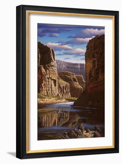 Master of Time-R.W. Hedge-Framed Giclee Print