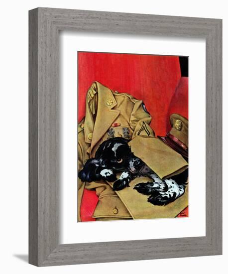 "Master's Uniform," June 10, 1944-Albert Staehle-Framed Giclee Print