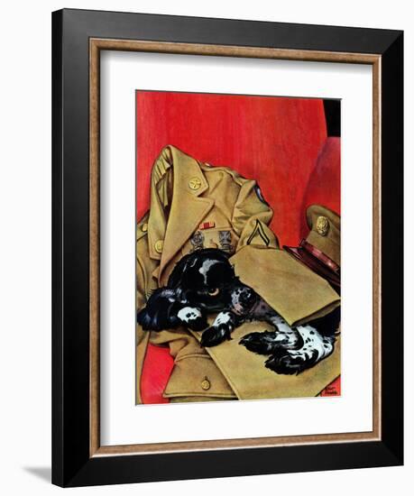 "Master's Uniform," June 10, 1944-Albert Staehle-Framed Giclee Print