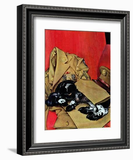 "Master's Uniform," June 10, 1944-Albert Staehle-Framed Giclee Print