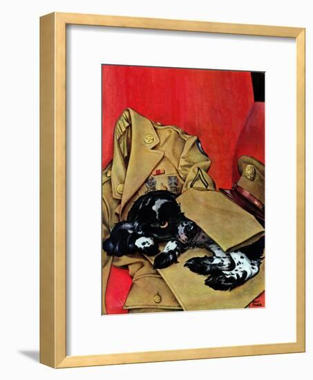 "Master's Uniform," June 10, 1944-Albert Staehle-Framed Giclee Print