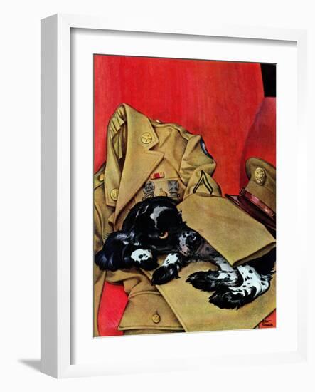 "Master's Uniform," June 10, 1944-Albert Staehle-Framed Giclee Print