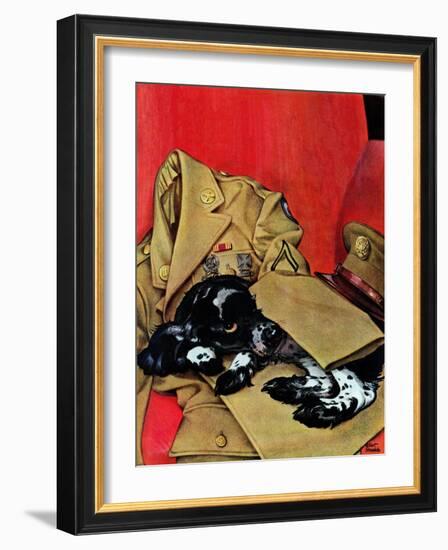 "Master's Uniform," June 10, 1944-Albert Staehle-Framed Giclee Print