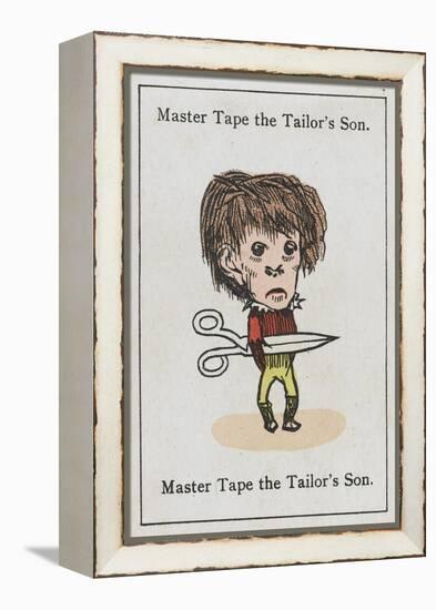 Master Tape the Tailor's Son, from "Happy Families"-null-Framed Stretched Canvas
