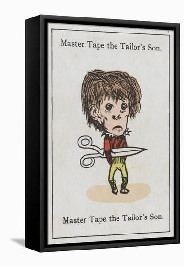 Master Tape the Tailor's Son, from "Happy Families"-null-Framed Stretched Canvas