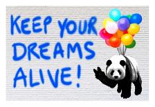 Keep your dreams alive!-Masterfunk collective-Giclee Print