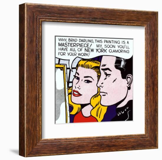 Masterpiece, 1962-Roy Lichtenstein-Framed Art Print