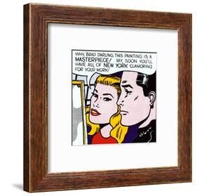 Masterpiece, 1962-Roy Lichtenstein-Framed Art Print