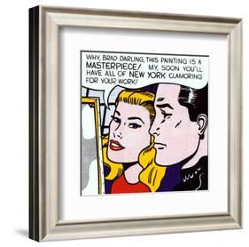 Masterpiece, 1962-Roy Lichtenstein-Framed Art Print