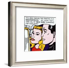 Masterpiece, 1962-Roy Lichtenstein-Framed Art Print