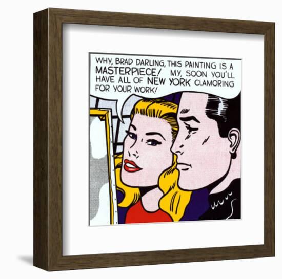 Masterpiece, 1962-Roy Lichtenstein-Framed Art Print