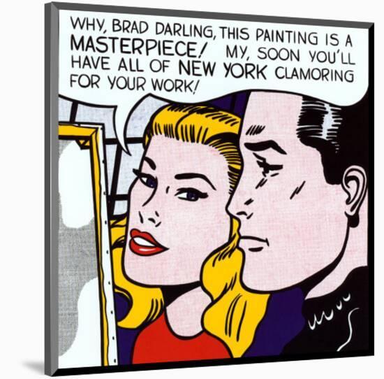Masterpiece, 1962-Roy Lichtenstein-Mounted Art Print