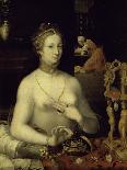 Lady at Her Dressing Table-Masters of the Fontainebleau-Giclee Print