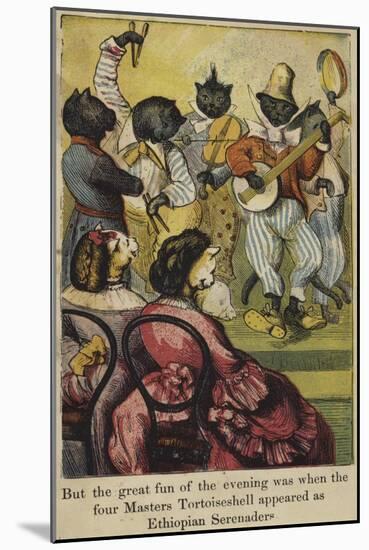 Masters Tortoiseshell Appear as Ethiopian Serenaders-null-Mounted Giclee Print