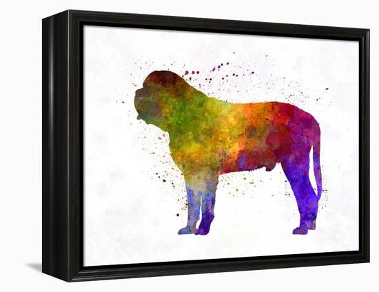 Mastiff in Watercolor-paulrommer-Framed Stretched Canvas