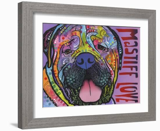 Mastiff Love-Dean Russo-Framed Giclee Print