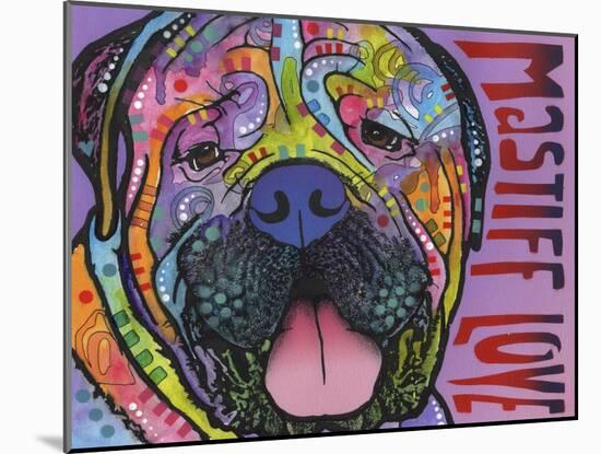 Mastiff Love-Dean Russo-Mounted Giclee Print