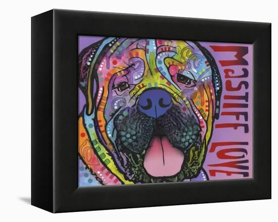 Mastiff Love-Dean Russo-Framed Premier Image Canvas