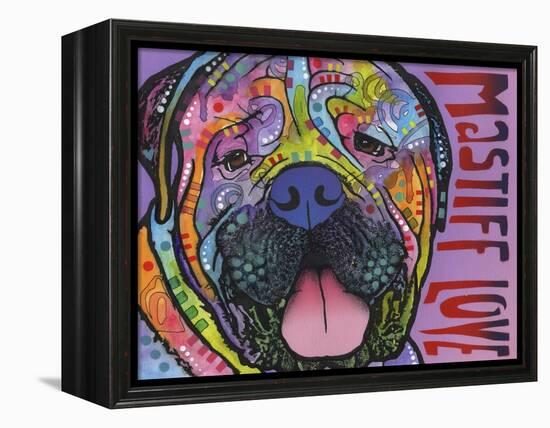 Mastiff Love-Dean Russo-Framed Premier Image Canvas