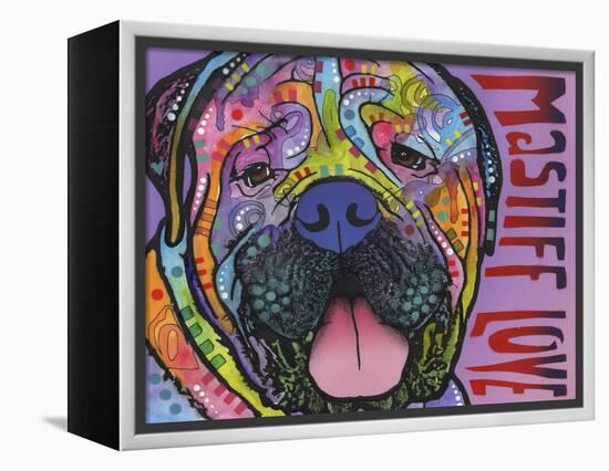 Mastiff Love-Dean Russo-Framed Premier Image Canvas