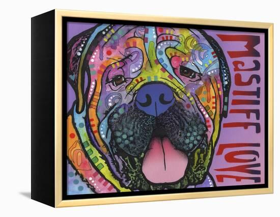 Mastiff Love-Dean Russo-Framed Premier Image Canvas