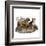 Mastiffs and Puppies-null-Framed Art Print