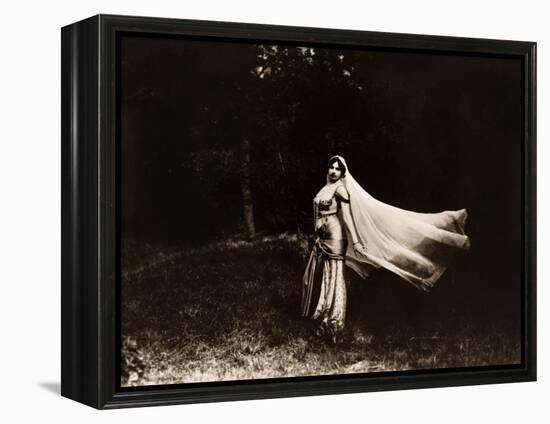 Mata Hari dancing, ca. 1910-null-Framed Stretched Canvas