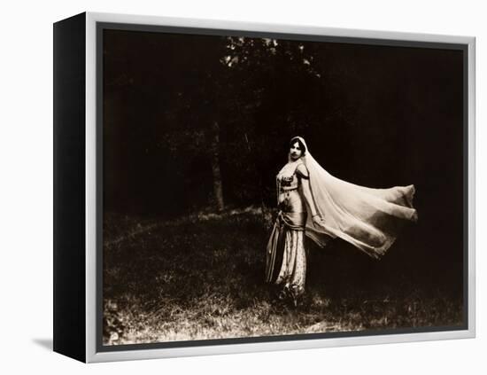 Mata Hari dancing, ca. 1910-null-Framed Stretched Canvas