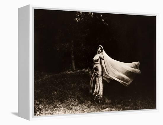 Mata Hari dancing, ca. 1910-null-Framed Stretched Canvas