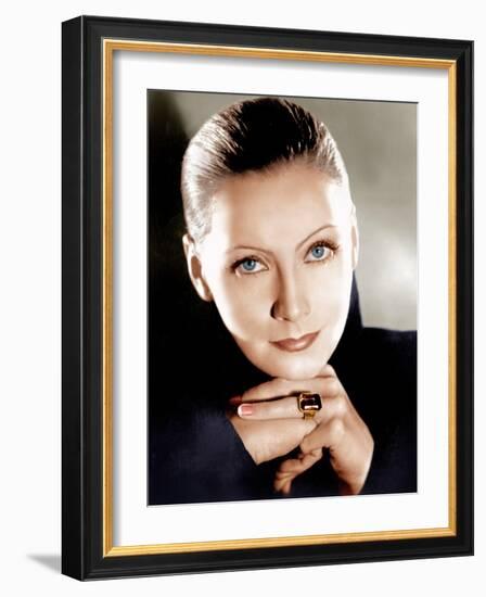 Mata Hari, Greta Garbo, 1931-null-Framed Photo