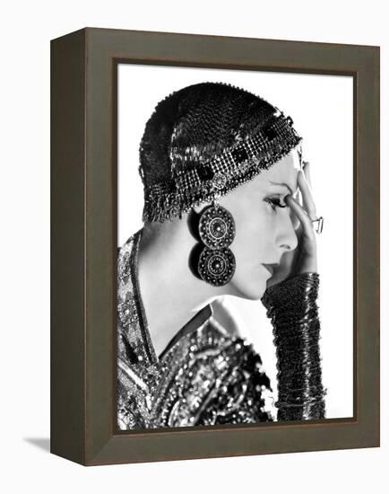 Mata Hari, Greta Garbo, 1931-null-Framed Stretched Canvas